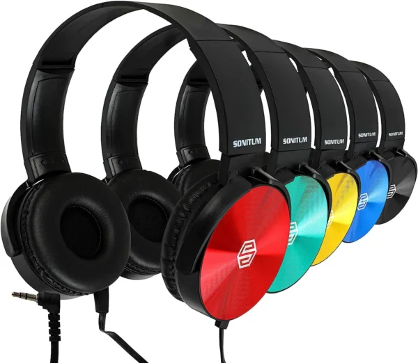 Kids Headphones Bulk 5 Pack